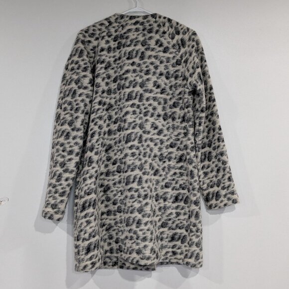 Clements Ribeiro Animal Print Jacket White Grey Size 8 - Picture 3 of 3